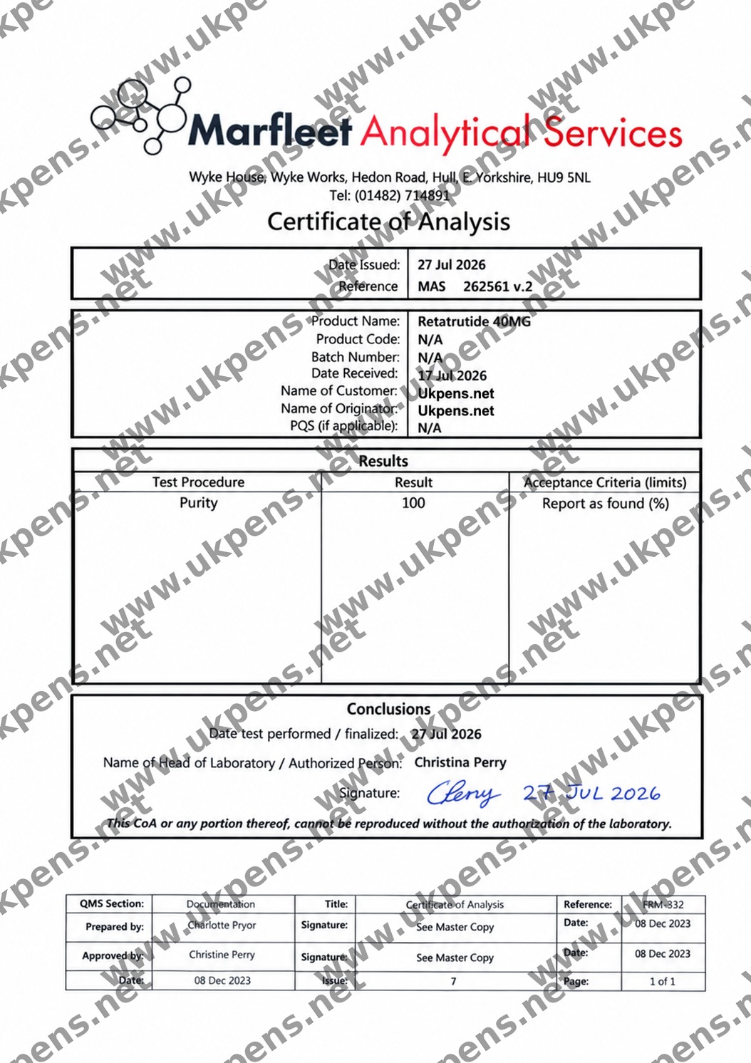 GLP-3/RET-A 40 mg Research Pen - Image 6